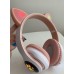 Беспроводные MP3 Наушники Кошачьи ушки с подсветкой Cat Ear STN-28